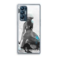 I will not feel a thing: Oppo Find X3 Neo Transparant Hoesje