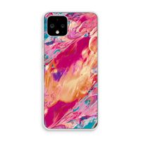 Pastel Echoes: Pixel 4 Transparant Hoesje