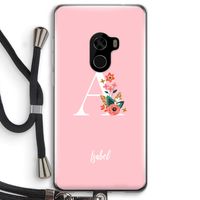 Pink Bouquet: Xiaomi Mi Mix 2 Transparant Hoesje met koord