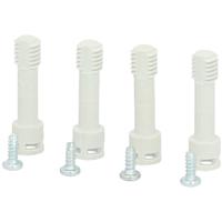 Fibox Grey screw set, High cover (25-100 mm) High base (50-125 mm) Schroefset 1 set(s) - thumbnail