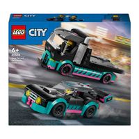LEGO City 60406 raceauto en transporttruck - thumbnail