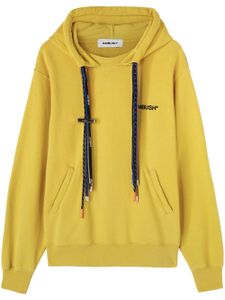 AMBUSH hoodie en coton à liens de resserrage - Jaune