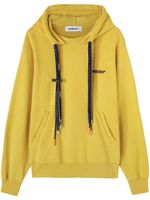 AMBUSH hoodie en coton à liens de resserrage - Jaune