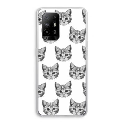 Kitten: Oppo A94 5G Transparant Hoesje