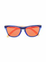 Oakley lunettes de soleil à verres miroirs - Bleu