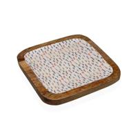 Snackdienblad Versa Blume 20 x 1,5 x 20 cm