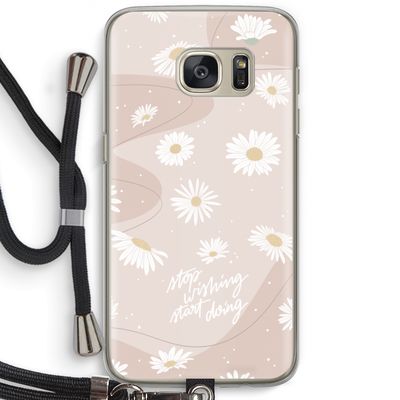 Daydreaming becomes reality: Samsung Galaxy S7 Transparant Hoesje met koord