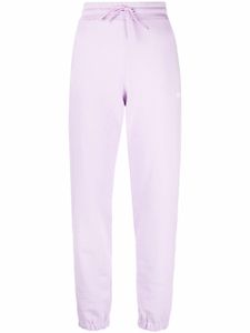 MSGM pantalon de jogging à logo imprimé - Violet