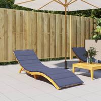 VidaXL Ligbedkussen oxford stof marineblauw