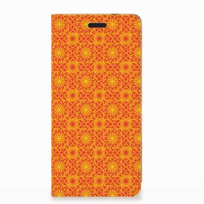 Nokia 3.1 (2018) | Hoesje met Magneet | Batik Oranje Nokia 3.1 (2018) | Hoesje met Magneet | Batik Oranje