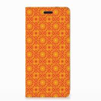 Nokia 3.1 (2018) | Hoesje met Magneet | Batik Oranje