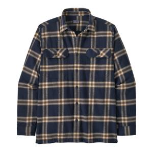 Patagonia L/S Organic Cotton Mw Fjord Flannel Heren Shirt North Line: New Navy XL