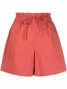 Woolrich short à taille à lien de resserrage - Rouge