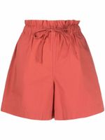 Woolrich short à taille à lien de resserrage - Rouge