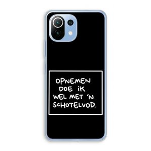 Schotelvod: Xiaomi Mi 11 Lite Transparant Hoesje