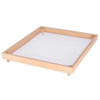 Rechthoekig beukenhout pasta drograk - Zwak. 40x50 cm (Grootmazig net)