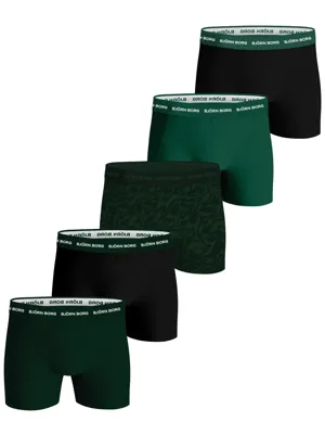 5-Pack heren boxershorts - Core - Voordeelverpakking jongens ondergoed katoen