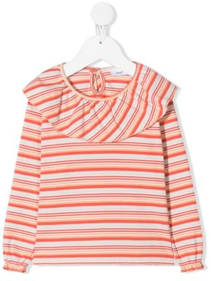 Knot t-shirt Farrah Fawcett à manches longues - Rose