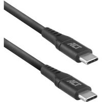 ACT AC3025 USB-kabel 1 m USB 3.2 Gen 1 (3.1 Gen 1) USB C Zwart - thumbnail