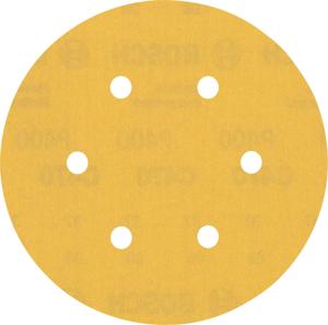 Bosch Accessoires Expert C470 schuurpapier voor excenterschuurmachines 150 mm, 6 gaten, K400 5-delig - 2608900821