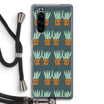 Sansevieria: Sony Xperia 5 Transparant Hoesje met koord