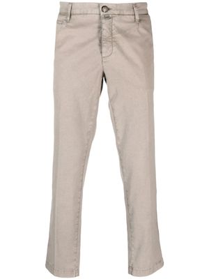 Jacob Cohën jean slim à patch logo - Gris