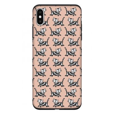 Zwarte poes: iPhone XS Max Tough Case