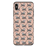 Zwarte poes: iPhone XS Max Tough Case