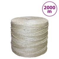 Touw 3 mm 2000 m 100% sisal