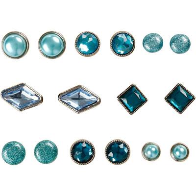 Vivi Gade Deco brads, afm 8-18 mm, blauw, 16 stuk/ 1 doos