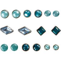 Vivi Gade Deco brads, afm 8-18 mm, blauw, 16 stuk/ 1 doos Vivi Gade Deco brads, afm 8-18 mm, blauw, 16 stuk/ 1 doos