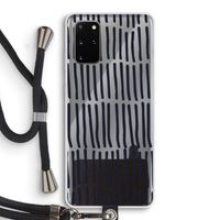 Moroccan stripes: Samsung Galaxy S20 Plus Transparant Hoesje met koord