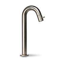 Fonteinkraan Blue Label Viby | Opbouw | Koudwater kraan | Hoog model | Rond | Geborsteld nikkel PVD