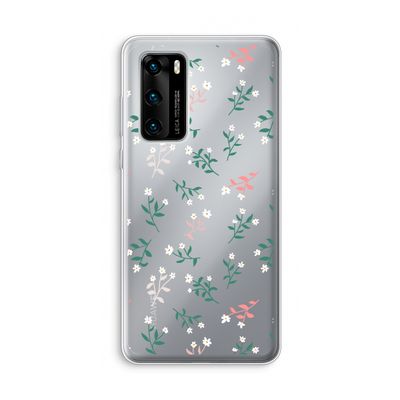 Small white flowers: Huawei P40 Transparant Hoesje
