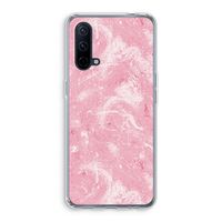 Abstract Painting Pink: OnePlus Nord CE 5G Transparant Hoesje