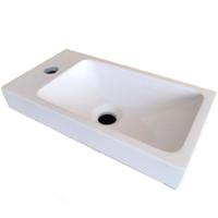Saniclass Chaci Meubelfontein - 40x22cm - keramiek - glans wit SW1411210