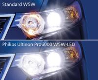 Philips Hoofdlamp "ultinon pro6000 w5w-led". lamp 12 v w5w-led