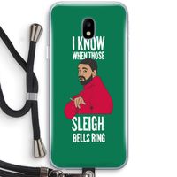 Sleigh Bells Ring: Samsung Galaxy J3 (2017) Transparant Hoesje met koord