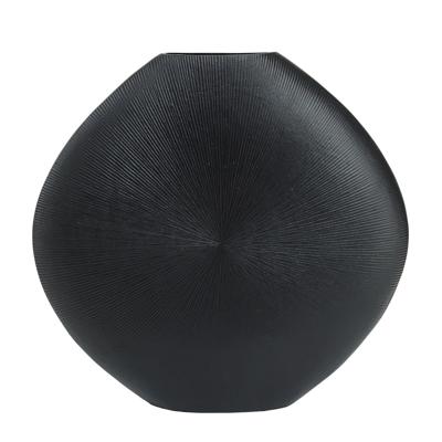 Tiro Zwarte Ovale Pot