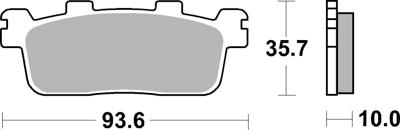 BREMBO Remblokken, voor de moto, Scooter Gesinterd Metaal 07069XS