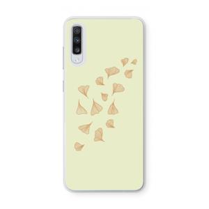 Falling Leaves: Samsung Galaxy A70 Transparant Hoesje
