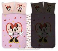 Minnie Mouse Peuterdekbedovertrek Glow in the Dark - 100 x 135 cm - Katoen