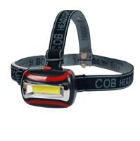 2 stuks 3W draagbare mini COB LED koplamp hoofd lamp zaklamp met 3 licht modi