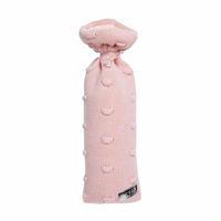 Meyco kruikenzak gebreid knots roze Maat