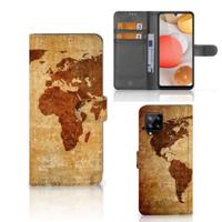 Samsung Galaxy A42 5G | Flip Cover | Wereldkaart