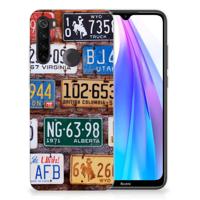 Xiaomi Redmi Note 8T | Siliconen hoesje | met foto Kentekenplaten