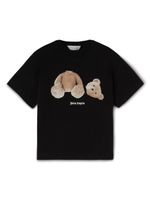 Palm Angels Kids Broken Bear cotton T-shirt - Noir