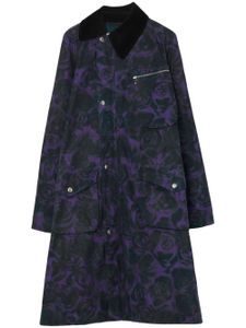 Burberry manteau oversize à imprimé Rose - Violet