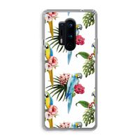 Kleurrijke papegaaien: OnePlus 8 Pro Transparant Hoesje