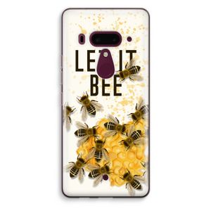 Let it bee: HTC U12+ Transparant Hoesje